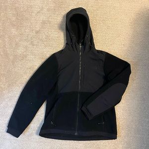 The North face Denali fleece with hood.